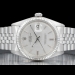 Rolex Datejust 36 Argento Linen Jubilee Heavenly Horses Dial 1601 